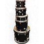 Used Mapex 5 Piece Venus Black Sparkle Drum Kit Black Sparkle
