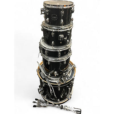 Used Mapex 5 Piece Venus Black Sparkle Drum Kit