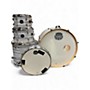Used Mapex 5 Piece Venus Black and White Drum Kit Black and White