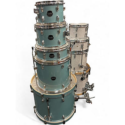 Used Mapex 5 Piece Venus Shell Pack Aqua Blue Aqua Blue Drum Kit