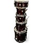 Used Mapex 5 Piece Voyager Candy Apple Red Metallic Drum Kit Candy Apple Red Metallic
