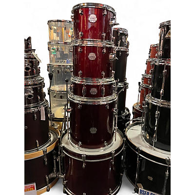 Used Mapex 5 Piece Voyager Red Sparkle Drum Kit
