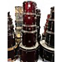Used Mapex 5 Piece Voyager Red Sparkle Drum Kit Red Sparkle