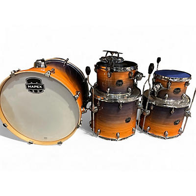 Used Mapex 5 Piece armory desert sky Drum Kit