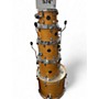 Used Mapex 5 Piece armory series natural wrap Drum Kit natural wrap