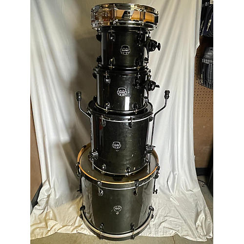 Mapex Used Mapex 5 piece Armory Series Exotic Black Dawn Drum Kit Black Dawn