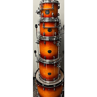 Mapex Used Mapex 5 piece Saturn Evolution 5 Piece 2 Tone Sunburst Drum Kit