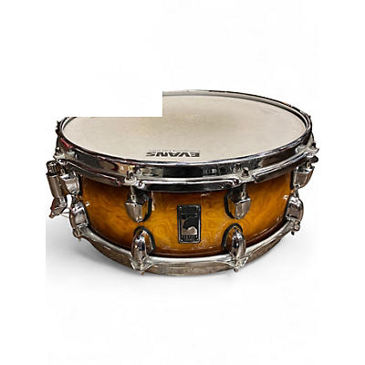 Used Mapex 5.5X14 Black Panther Velvatone Snare 2 Tone Sunburst Drum
