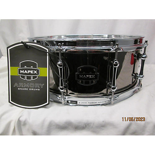 Mapex Used Mapex 5.5X14 TOMAHAWK Drum Chrome Chrome 10