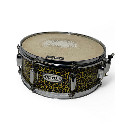 Used Mapex 5.5X14 v-series cheetah snare drum cheetah  Drum cheetah  10