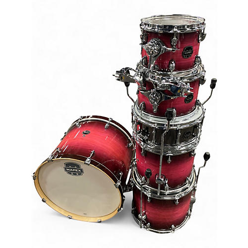 Used Mapex 6 Piece ARMORY  tanzanite burst Drum Kit tanzanite burst