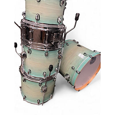 Used Mapex 6 Piece Armory Series Exotic Fusion  Ultramarine Gloss Drum Kit