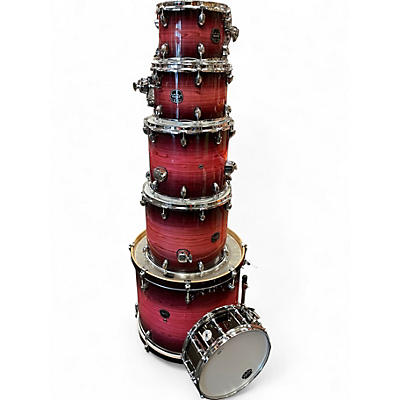 Used Mapex 6 Piece Armory Studioease Tanzanite Burst Drum Kit