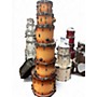 Used Mapex 6 Piece BLACK PANTHER VERSATUS PEACH BURL Drum Kit PEACH BURL