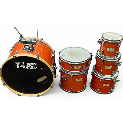 Used Mapex 6 Piece M SERIES Orange Drum Kit