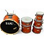 Used Mapex 6 Piece M SERIES Orange Drum Kit Orange