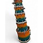 Used Mapex 6 Piece Studioease FAST TOM 6-Piece SHELL PACK OCEAN SUNSET Drum Kit OCEAN SUNSET