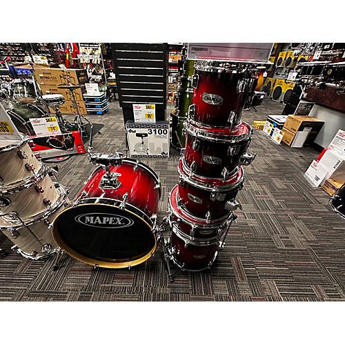 Mapex Used Mapex 6 piece ARMORY Red Drum Kit Red