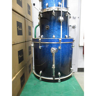 Mapex Used Mapex 6 piece Armory Blue Sparkle Drum Kit