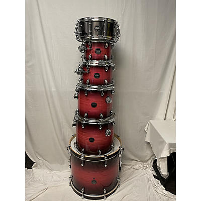 Mapex Used Mapex 6 piece LT628S Armory Series 6-Piece Studioease Shell Pack Fast Toms Tanzanite Burst Drum Kit