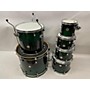 Used Mapex Used Mapex 6 piece Meridian GREEN BIRST Drum Kit GREEN BIRST