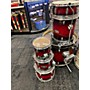 Used Mapex Used Mapex 6 piece Pro M Series Red Fade Drum Kit Red Fade