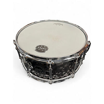 Used Mapex 6.5X14 Daisycutter hammered black chrome Drum