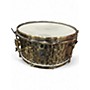 Used Mapex 6.5X14 Sledgehammer Black Panther Snare Hammered Brass Drum Hammered Brass 15
