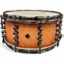 Used Mapex 6.5in Black Panther Versatus Peach Burl Burst Drum Peach Burl Burst 93