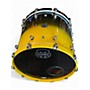 Used Mapex 7 Piece Saturn Studioease 6 Piece Sulphur Fade Drum Kit Sulphur Fade