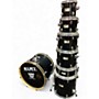 Used Mapex 7 Piece V SERIES BLACK Drum Kit BLACK