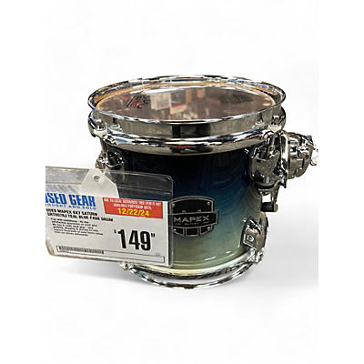 Mapex Used Mapex 8X7 Saturn SRT807RJ Teal Blue Fade Drum