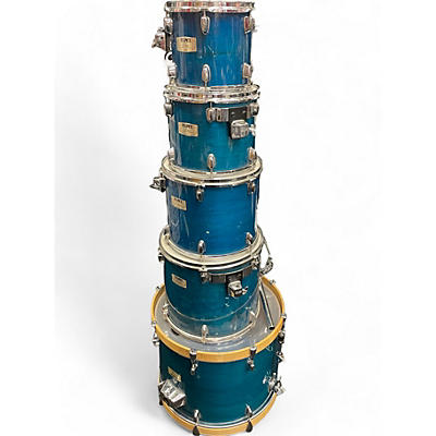 Mapex Used Mapex M series Teal Stain Drum Kit