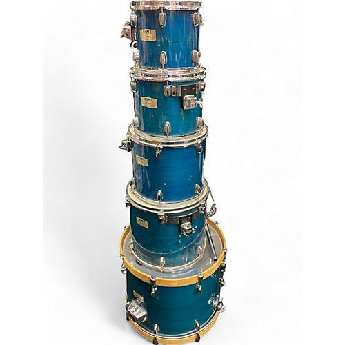 Mapex Used Mapex M series Teal Stain Drum Kit Teal Stain