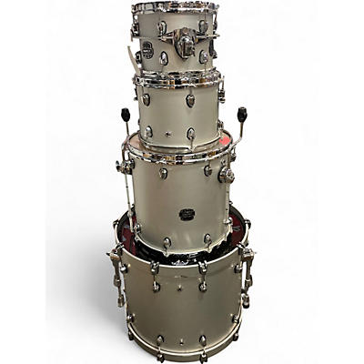 Used Mapex Saturn Evolution Rock Birch 4pc Gray Drum Kit