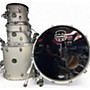 Used Mapex Saturn Evolution Rock Birch 4pc Metallic Gray Drum Kit Metallic Gray