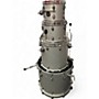 Used Mapex Saturn Evolution Rock Birch 4pc Metallic Gray Drum Kit Metallic Gray