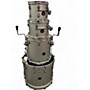 Used Mapex Saturn Evolution Rock Birch 4pc Metallic Gray Drum Kit Metallic Gray