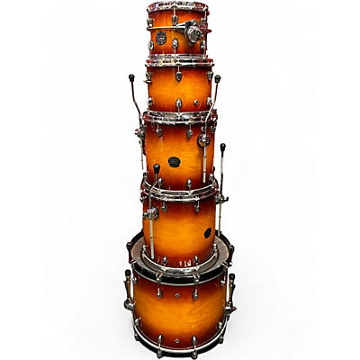 Used Mapex Saturn Evolution Workhorse Maple 5pc Sunburst Drum Kit