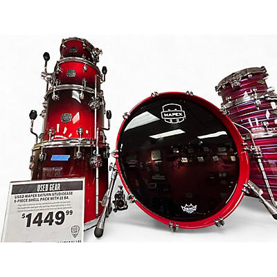 Used Mapex Saturn Studioease 5pc Red Drum Kit