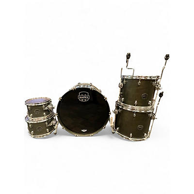 Used Mapex Saturn Studioease 5pc Satin Black Drum Kit