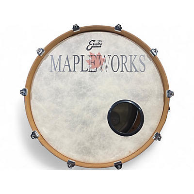 Mapleworks Used Mapleworks 3 piece Custom Shell Pack Pink Limestone Drum Kit