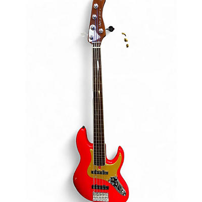 Used Marcus Miller SIRE 5 Fiesta Red Electric Bass Guitar