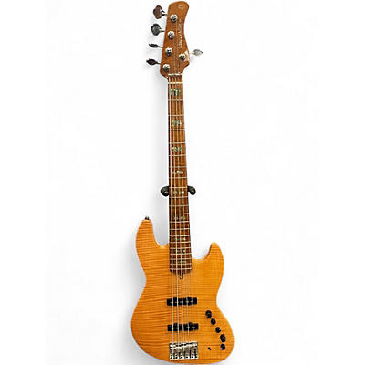 Used Marcus Miller V10  5 String Amber Electric Bass Guitar