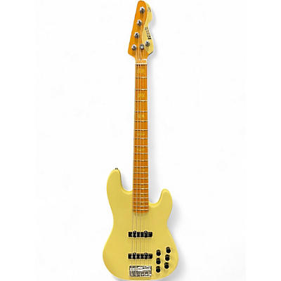 Used Markbass GV5 GLOXY 5 STRING Cream Electric Bass Guitar