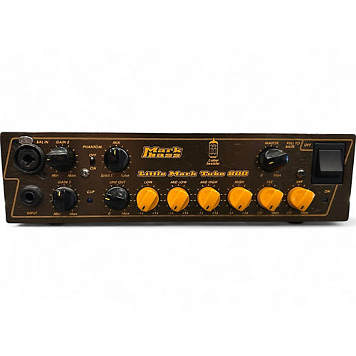 Used Markbass Little Mark Tube 800 Tube Bass Amp Head