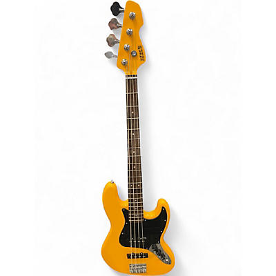 Used Markbass MB JB Yellow Electric Bass Guitar