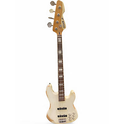 Used Markbass MB JF1 White Electric Bass Guitar