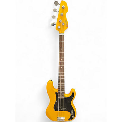 Used Markbass MB PB Yellow Electric Bass Guitar