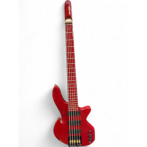 Used Mars dc 3 hollowpoint red Electric Bass Guitar red